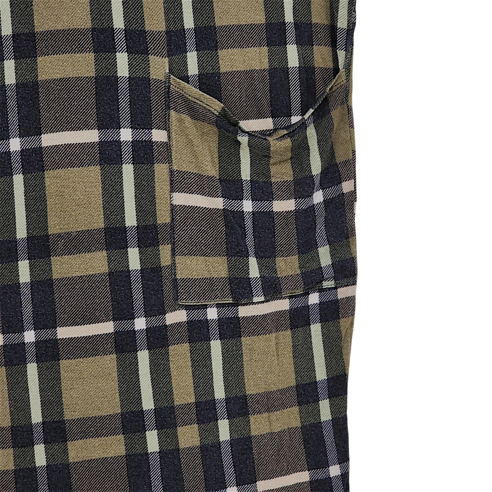 Dwell Slumber Cocoon Nightgown House Dress‎ OS Caftan Plaid Loungewear USA - Picture 10 of 12